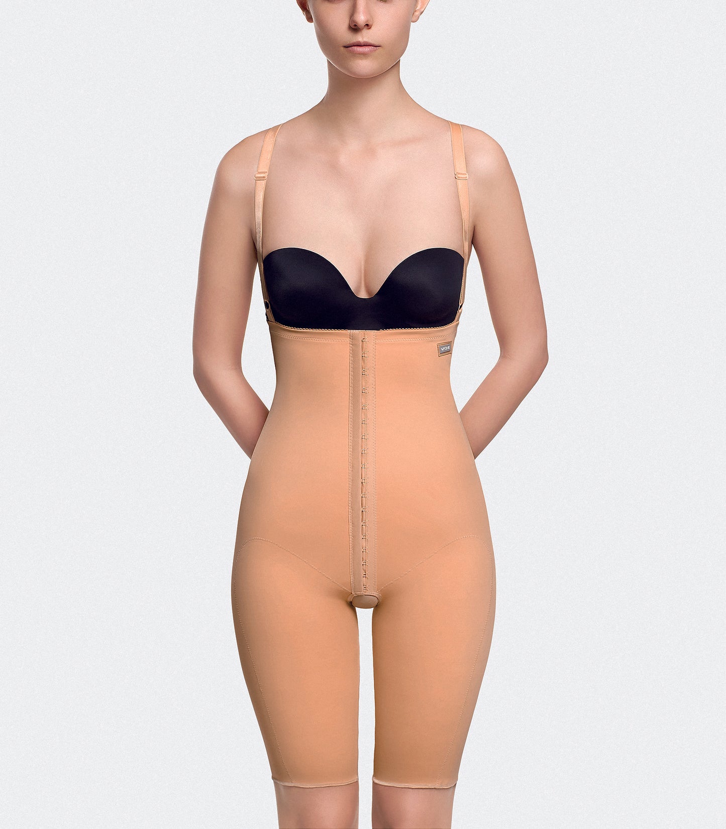 Reinforced Compression Bodysuit | High - Waist | Above - Knee Length